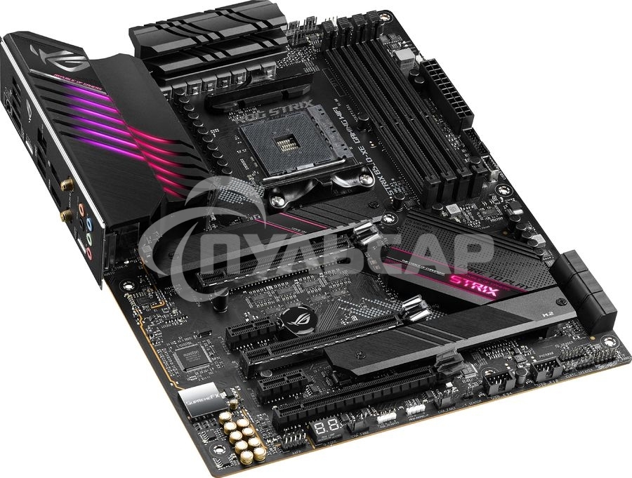 Материнская плата ASUS ROG STRIX B550-XE GAMING WIFI, AM4, AMD B550, 4xDDR4, 6xSATA, 2xM.2, 1xPCI-E 4.0 x16, 1xPCI-E 4.0 x8, 1xPCI-E 3.0 x4, 1xHDMI, 1xDP, 1x 2.5Gb LAN, 2xUSB-A 3.2 Gen 2, 1xUSB-C 3.2 Gen 2, 4xUSB 2.0, 5x3.5 мм, 7.1, Standard-ATX