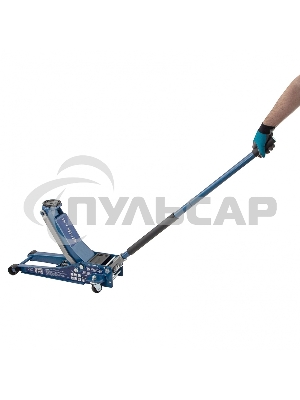 Домкрат гидравлический подкатной STELS 51136, быстрый подъем 3т low profile quick lift 75-515мм про