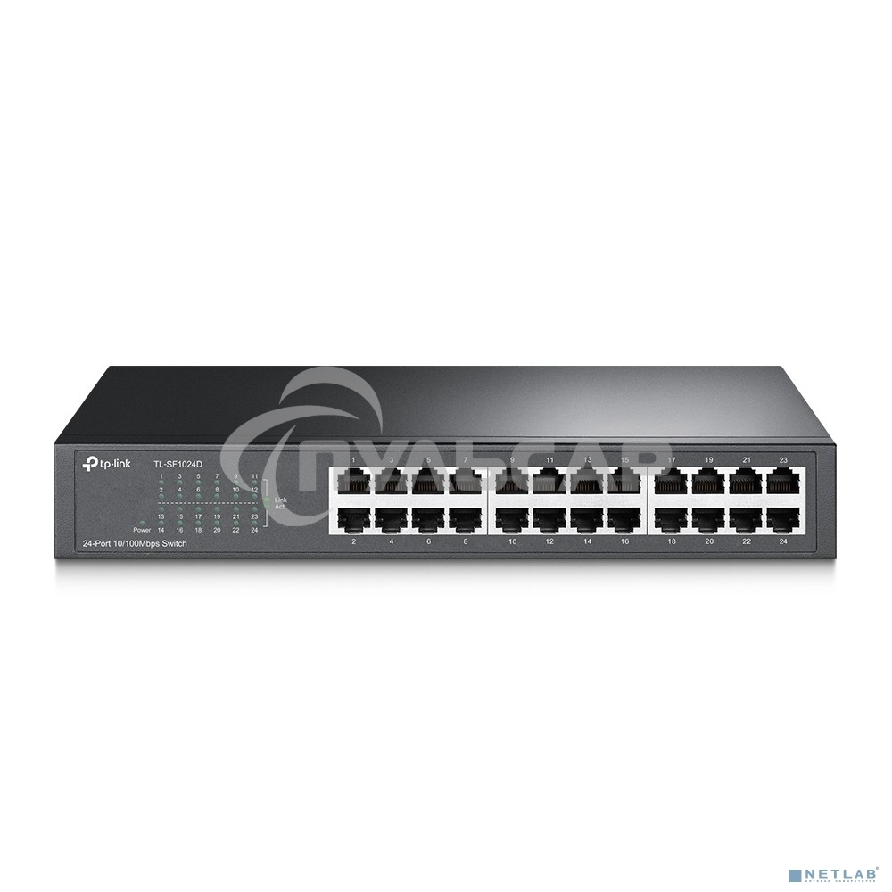 Сетевой коммутатор TP-Link SMB TL-SF1024 Коммутатор 24-port 10/100M Switch, 1U 19-inch rack-mountable steel case