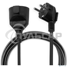 Сетевой удлинитель Buro BU-PS1.10/B 10м (1 розетка) черный (пакет ПЭ)