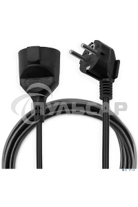 Сетевой удлинитель Buro BU-PS1.10/B 10м (1 розетка) черный (пакет ПЭ)