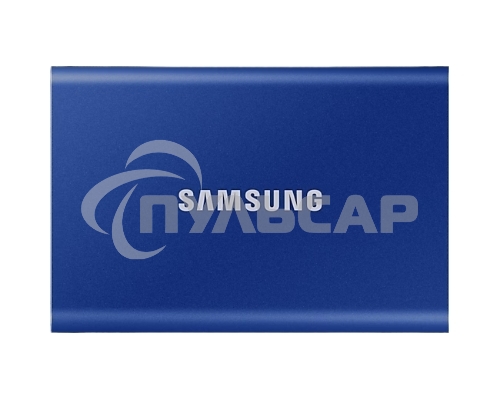 Внешний SSD Samsung T7, 2TB, USB 3.2 Gen 2 Type-C, R/W 1050/1000, синий