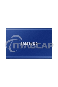 Внешний SSD Samsung T7, 2TB, USB 3.2 Gen 2 Type-C, R/W 1050/1000, синий
