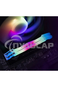 Оперативная память Patriot Viper Xtreme 5, DDR5, 32Gb (2x16Gb), 8000MHz, CL38, DIMM, с радиаторами, RGB, черный