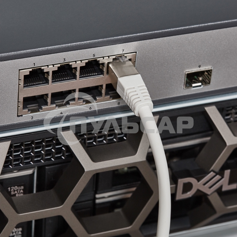 Пaтч-корд F/UTP, Rexant категория 5e, RJ45-RJ45, экранированный, 24AWG, LSZH, серый, 2м