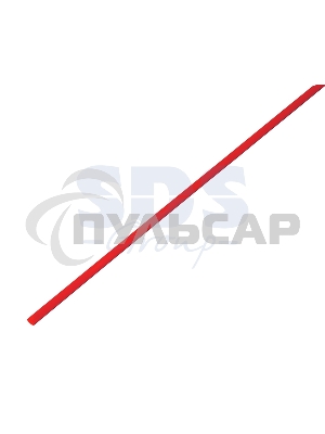 Термоусаживаемая трубка Rexant 8,0/4,0 мм, красная (бухта 100 м)