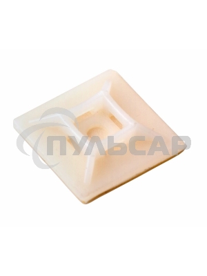 Площадка под винт самоклеящаяся Rexant 28х28 мм, белая, упаковка 100 шт.