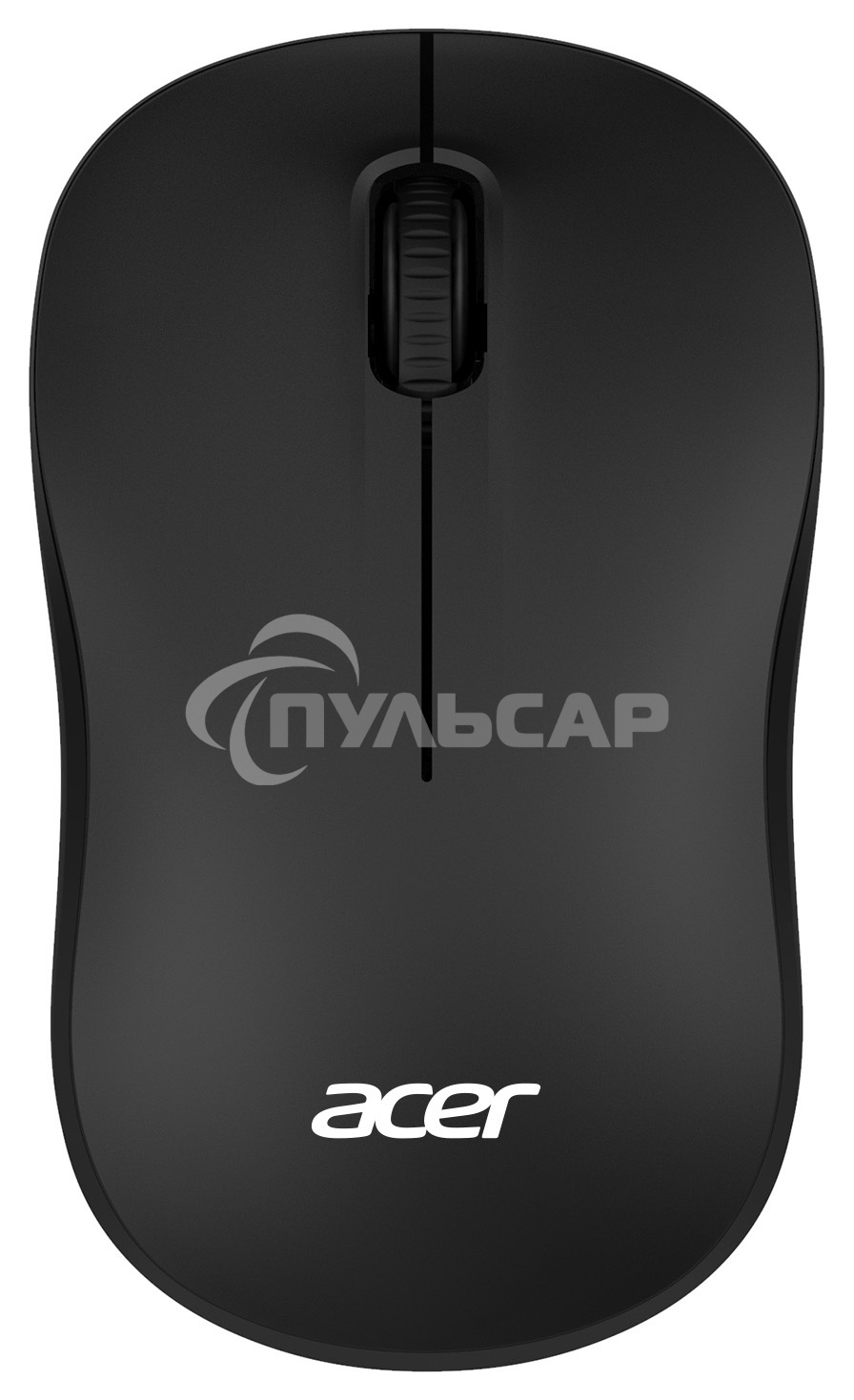 Мышь беспроводная Acer OMR160 черный, 1200 dpi, радиоканал, USB, кнопки - 3