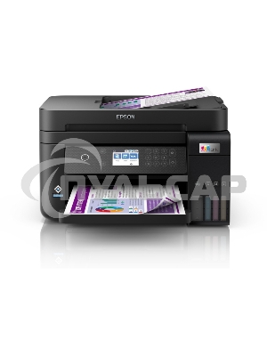 МФУ струйное Epson EcoTank L6270, A4, цветной, печ. до 33/15.5 стр/мин. (ч/б/цв.), 1200 x 4800 dpi (печ.), 1200x2400dpi (скан.), USB, RJ-45, Wi-Fi