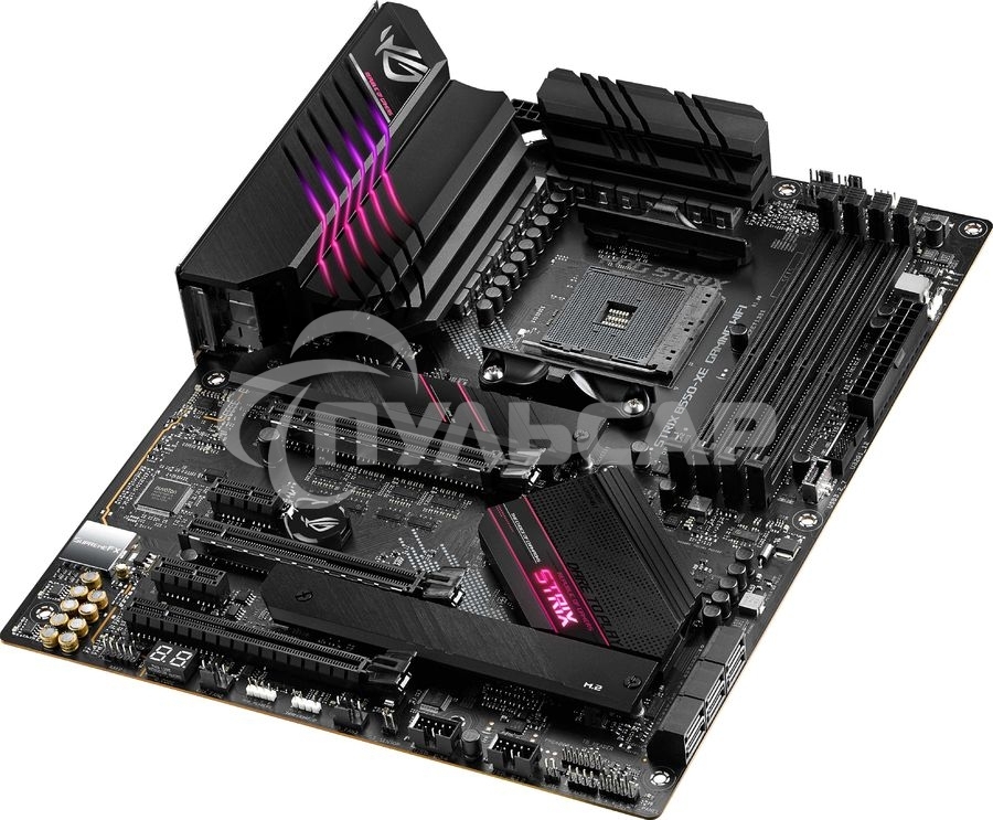 Материнская плата ASUS ROG STRIX B550-XE GAMING WIFI, AM4, AMD B550, 4xDDR4, 6xSATA, 2xM.2, 1xPCI-E 4.0 x16, 1xPCI-E 4.0 x8, 1xPCI-E 3.0 x4, 1xHDMI, 1xDP, 1x 2.5Gb LAN, 2xUSB-A 3.2 Gen 2, 1xUSB-C 3.2 Gen 2, 4xUSB 2.0, 5x3.5 мм, 7.1, Standard-ATX