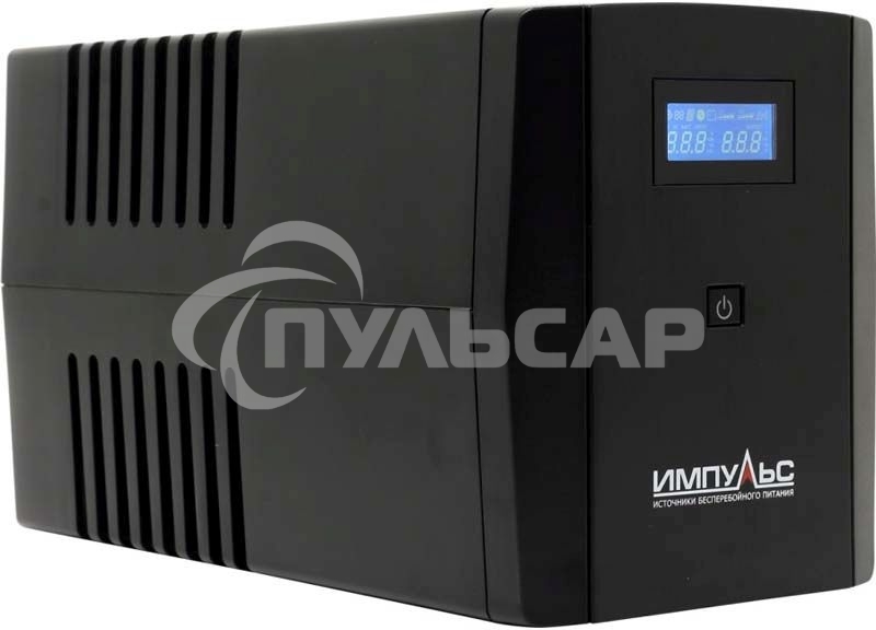 Источник бесперебойного питания Импульс ЮНИОР СМАРТ 1500, 1500/900 ВА/Вт, LCD, USB, RJ11/RJ45, SCHUKOx4