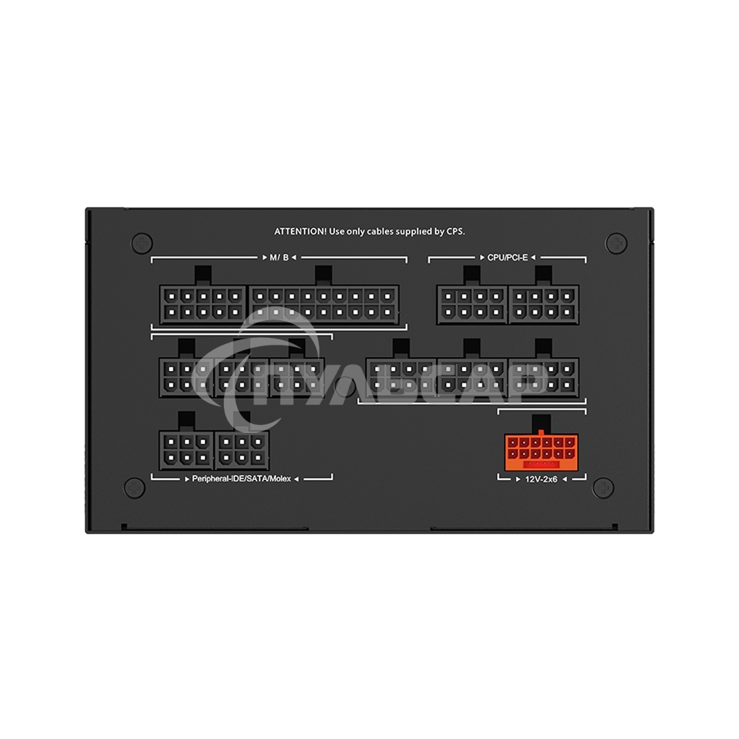 Блок питания PCCooler P5-YS1200-G1F черный 1200W 80 PLUS Gold, 135мм, модульный, черный