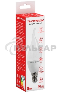 Лампа светодиодная Hiper THOMSON LED TAIL CANDLE 8W 670Lm E14 4000K TH-B2028