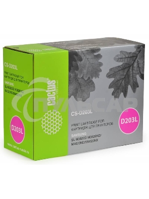 Картридж лазерный Cactus CS-D203L черный (5000 стр.) для Samsung SL-M3820D/M3820ND/M4020ND/M4020NX