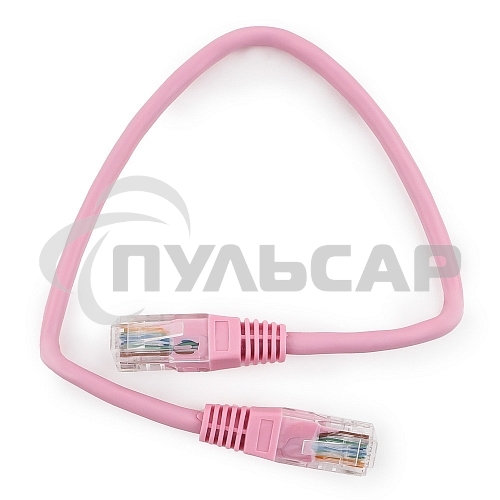 Патч-корд UTP Cablexpert кат.5e, 0.25м, литой, многожильный, розовый