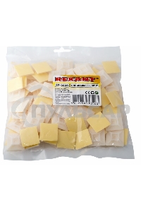 Площадка под винт самоклеящаяся Rexant 28х28 мм, белая, упаковка 100 шт.