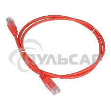Патч-корд Lanmaster TWT UTP кат.5e, с заливными колпачками, 3.0 м, красный