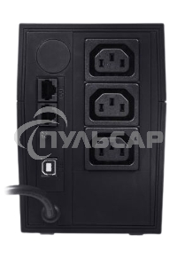 Источник бесперебойного питания Powercom Raptor RPT-1000AP 600Вт 1000ВА черный
