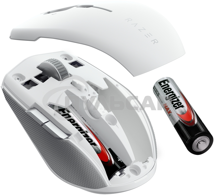 Мышь беспроводная Razer Pro Click Mini белый, 12000 dpi, радиоканал, Bluetooth, USB, кнопки - 7