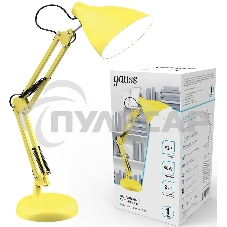 Светильник Gauss GT0035 настольный на струбцине/основание E27 желтый 60Вт