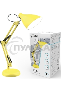Светильник Gauss GT0035 настольный на струбцине/основание E27 желтый 60Вт