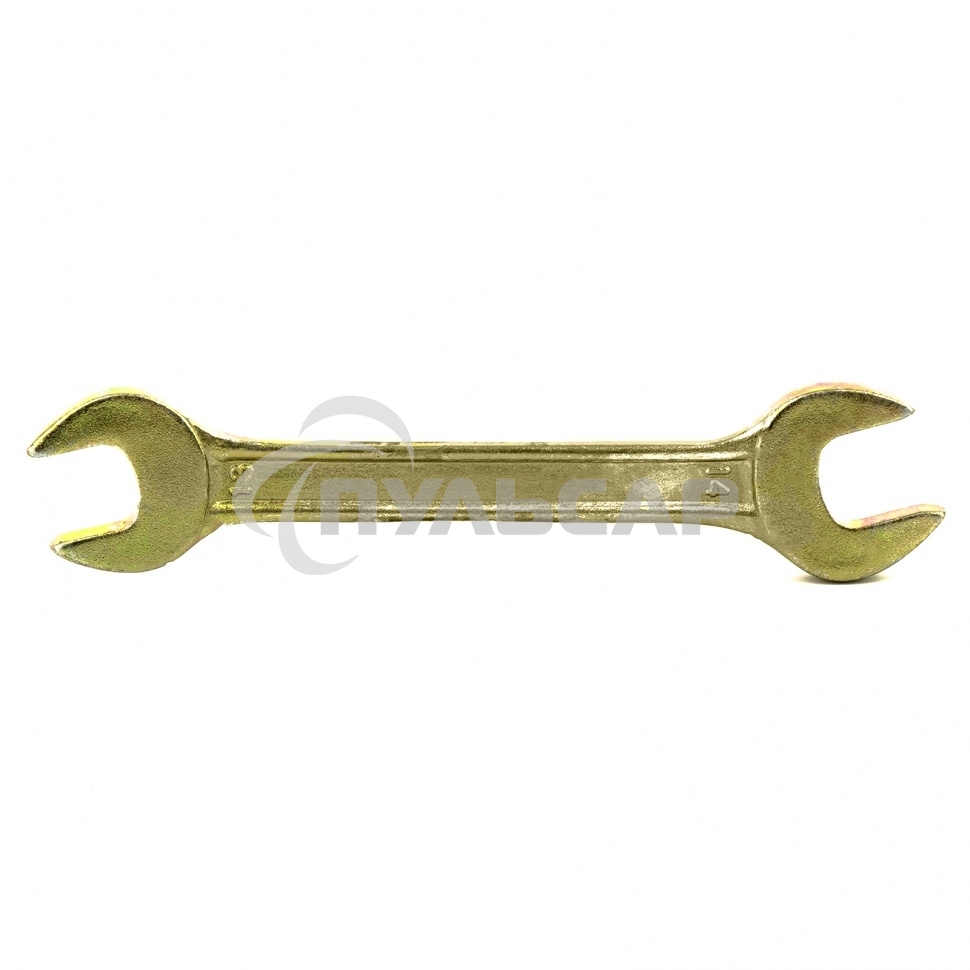 Ключ рожковый, 13 х 14 мм, желтый цинк Сибртех