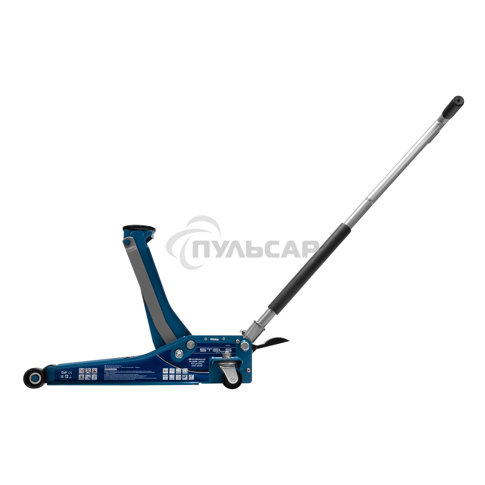 Домкрат STELS QUICK LIFT 51137 гидравлический подкатной, быстр,подъем, 3т