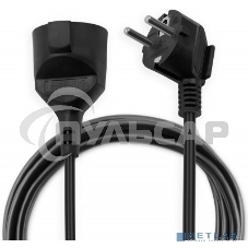 Сетевой удлинитель Buro BU-PS1.5/B 5м (1 розетка) черный (пакет ПЭ)