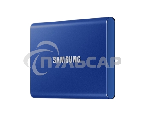 Внешний SSD Samsung T7, 2TB, USB 3.2 Gen 2 Type-C, R/W 1050/1000, синий