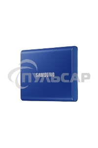 Внешний SSD Samsung T7, 2TB, USB 3.2 Gen 2 Type-C, R/W 1050/1000, синий