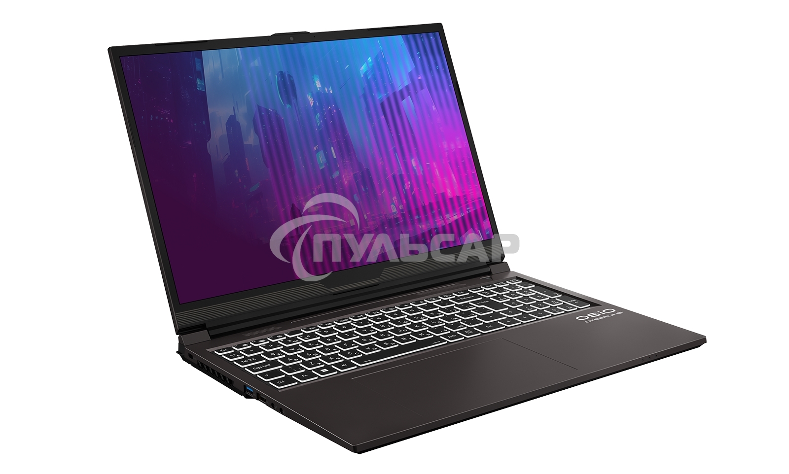 Ноутбук Osio CyberLine C160i-002 коричневый Core i5 12600H 16Gb SSD 512Gb NVIDIA GeForce RTX 4050 6Gb 16