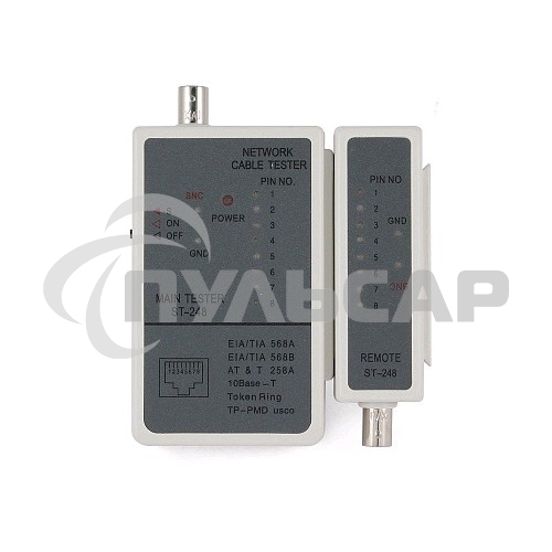 Монтажный инcтрумент Тестер LAN Gembird NCT-1, для RJ-45, RG-58