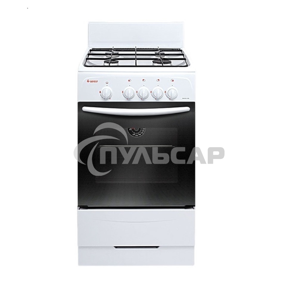 Плита газовая Gefest ПГ 3200-08 К33 белый, конфорок 4 шт, духовка 42 л, 50 см x 85 см x 53 см