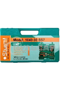 Набор отверток Sturm! 1040-02-SS7(ХРОМ-ВАНАДИЙ) и ГОЛОВОК (ВЫСОКОКА·чСТАЛЬ)