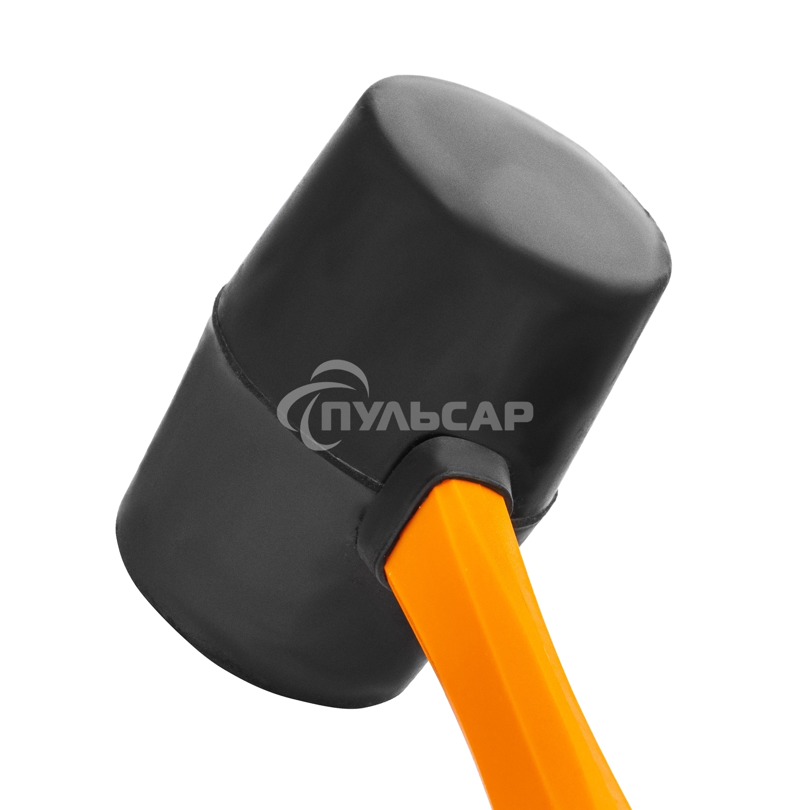 Киянка резиновая, 450г, черная резина, фибергласовая рукоятка Sparta