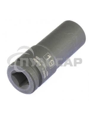 Головка ударная удлиненная шестигранная, 19 мм, 1/2