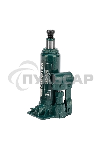 Домкрат гидравлический Сибртех бутылочный, 3т, 180-320мм, в пласт. кейсе