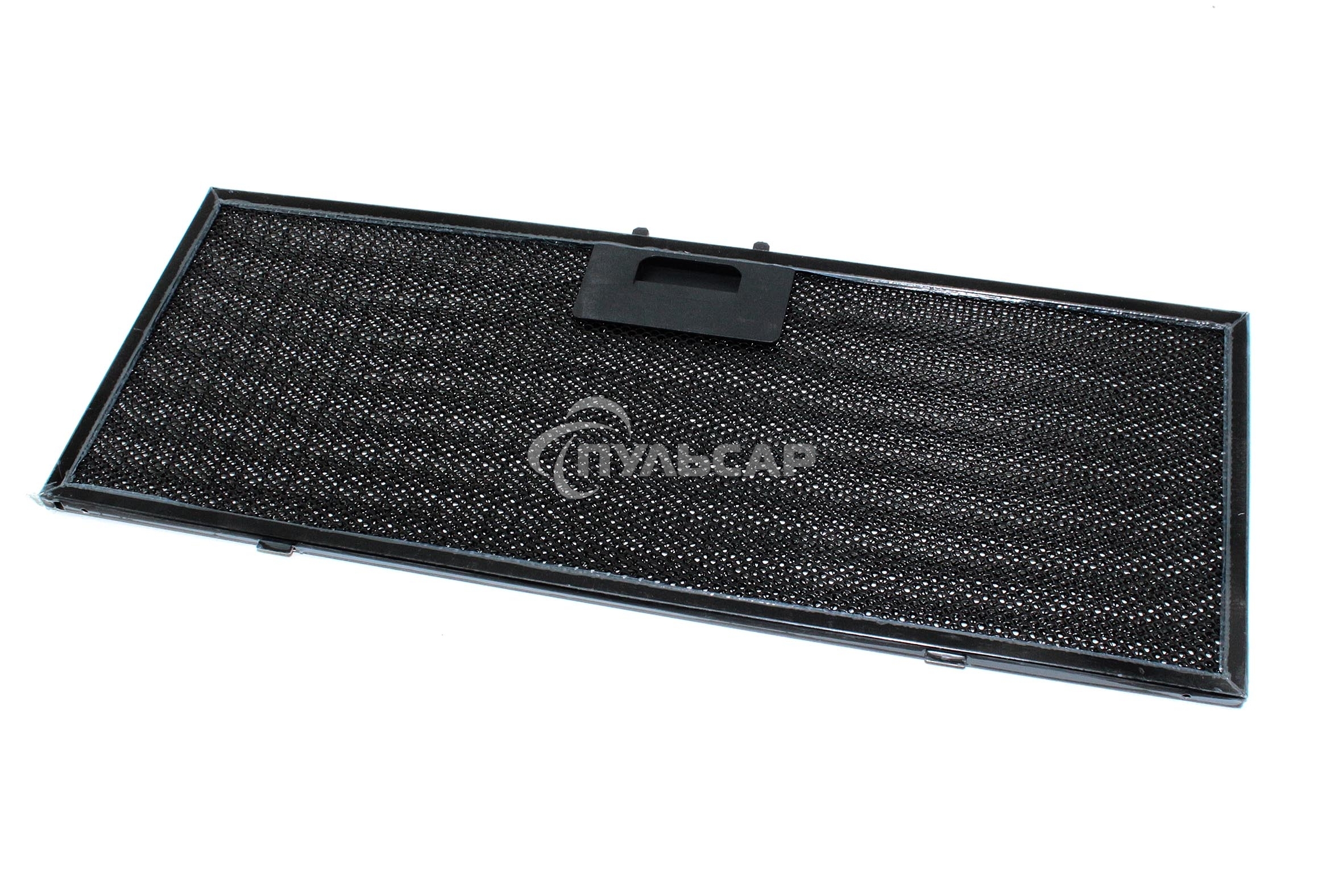 Жировой фильтр для вытяжки 450х170х8 с 1м замком, черный