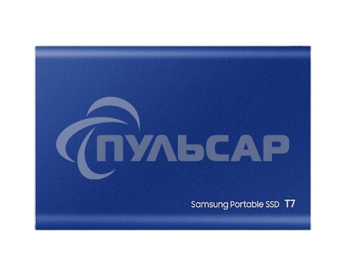 Внешний SSD Samsung T7, 2TB, USB 3.2 Gen 2 Type-C, R/W 1050/1000, синий