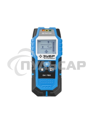 Металлоискатель ЗУБР 45260дисплей автокалибровка металл100мм проводка50мм дерево20мм