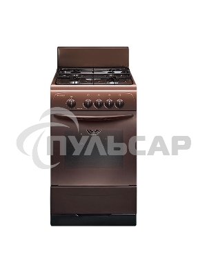 Плита газовая Gefest ПГ 3200-08 К43 коричневый, конфорок 4 шт, духовка 42 л, 50 см x 85 см x 53 см