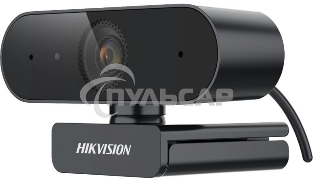 Камера Web Hikvision DS-U02 черный 2Mpix (1920x1080) USB2.0 с микрофоном для ноутбука