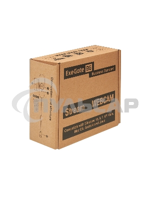 Веб-камера широкоугольная ExeGate Stream C940 Wide 2K AF (4Мп, 2560x1440, 30fps, поддержка H.264, автоматический фокус, защитная шторка, широкоугольный 4-линзовый (стекло) объектив 89°, микрофон с шумоподавлением, универсальное крепление, USB, кабель 1,5 