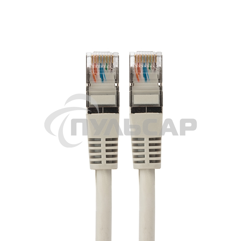 Пaтч-корд Rexant F/UTP, категория 5e, RJ45-RJ45, экранированный, 24AWG, LSZH, серый, 1,5м
