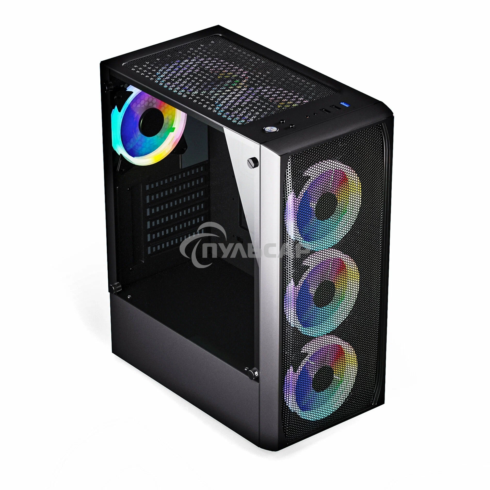 Компьютерный корпус ABR GQ-3 (8017) (USB 3.0X1 + USB 2.0 X2+audio)