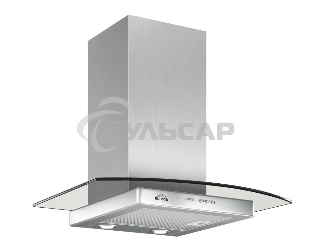 Вытяжка каминная Elikor Кристалл 60Н-430-К3Д нерж/тонир, 59 см, 430 куб. м/ч, 54 дБ
