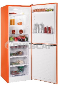 Холодильник Nordfrost NRB 161NF OR оранжевый двухкамерный 170/105 л морозилка снизу, капельная система