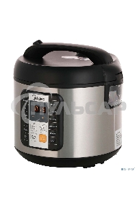 Мультиварка Midea MPC-6032 Мощность 850 Вт, Емкость чаши 5 литров, 11 автоматических программ, Режим МУЛЬТИПОВАР, автоподогрев, Сенсорное управление, Таймер на 24 часа, Съемная чаша, Книга на 80 рецептов в подарок, Набор принадлежностей в комплект