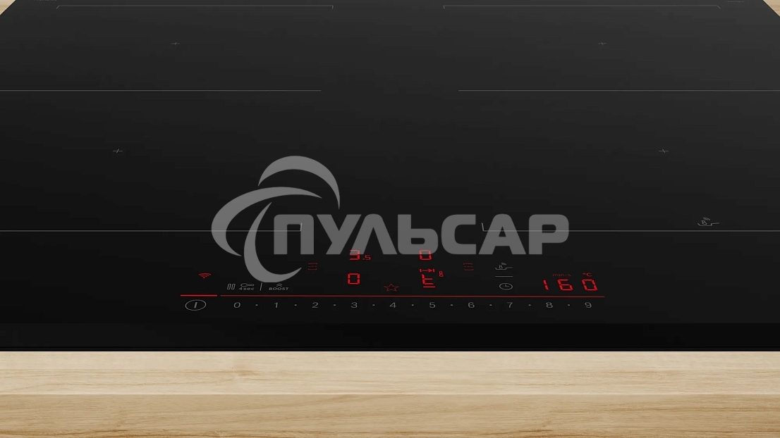 Индукционная варочная панель Bosch PVQ631HC1E черный