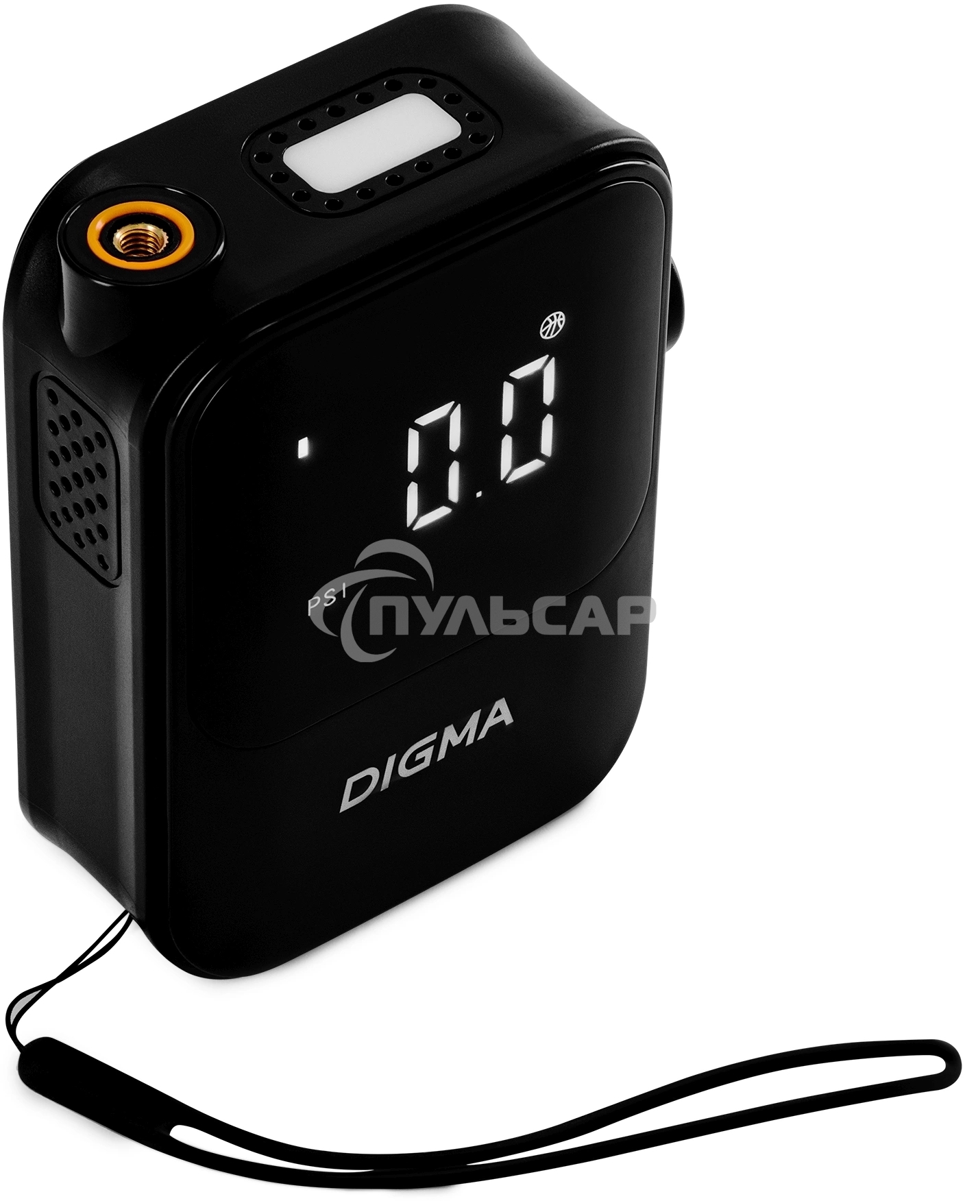 Автомобильный компрессор Digma QBK-120B черный, шланг 0.2м